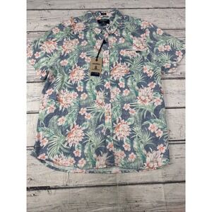 NEW Chubbies Men's The Resort Wear SS Floral Button-Down Shirt Multicolor Sz XXL